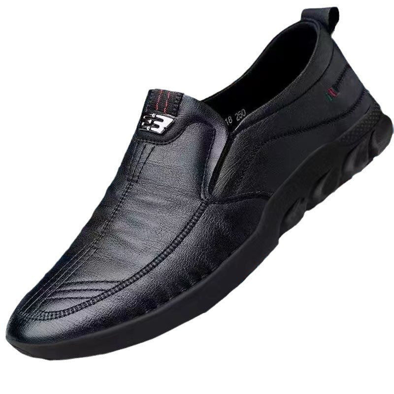 👞【Sezónny výpredaj so zľavou 50 %】Nové ležérne topánky v britskom štýle, mäkká podrážka✅Ručne vyrobené z vybranej kože✅Odolné a priedušné