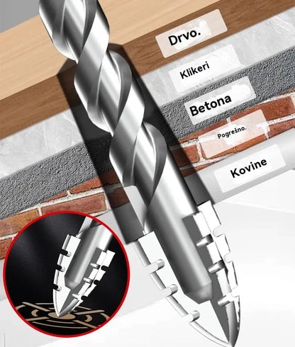 🔥🧰Sedma generacija ekscentričnog svrdla od super tvrdog volframovog čelika s nazubljenim rubom