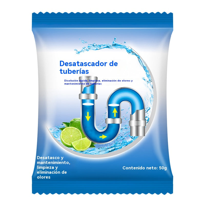 💧🔥【Oferta por tiempo limitado】Potente agente para destapar tuberías, disuelve eficazmente la grasa y los bloqueos en inodoros, desagües, alcantarillas y cocinas.