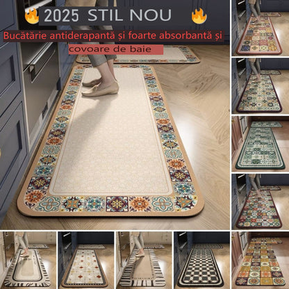 💥💥【Ostatni dzień 50% zniżki】💥【40*60+40*120cm】Maty antypoślizgowe i bardzo chłonne do kuchni i łazienki