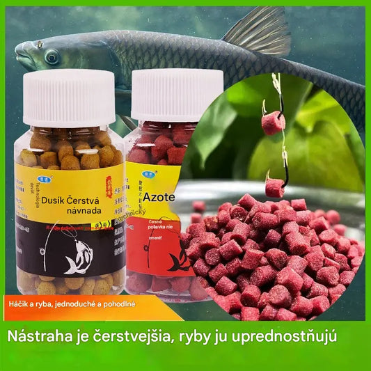 🎣【Rybárčenie za pár sekúnd】【5 fliaš】Čerstvé granule návnady zo živočíšnych bielkovín