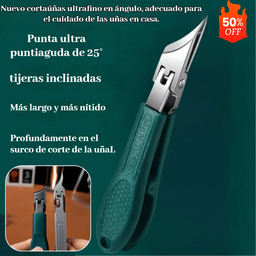 ✂️💅🔥 【Compra 1 y llévate 1 gratis】 Nueva cortaúñas ultra fina angular – imprescindible para manicura en casa