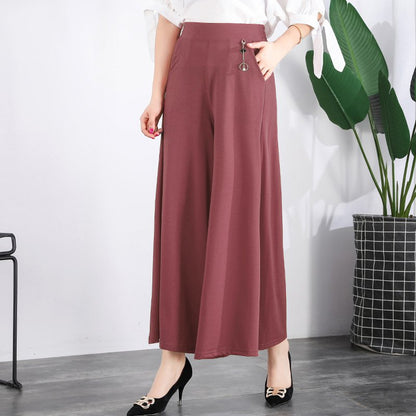 👖❤️【M-5XL】 Nové dámske letné široké nohavice z ľadového hodvábu na rok 2026