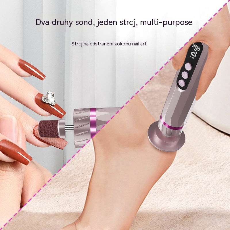 🦶 ČASO OBMEDZENÁ AKCIA 50% ZĽAVA! ⚡ Dobíjací elektrický pilník na nohy – 9 rýchlostí, LCD displej, nabíjanie cez USB-C ✨