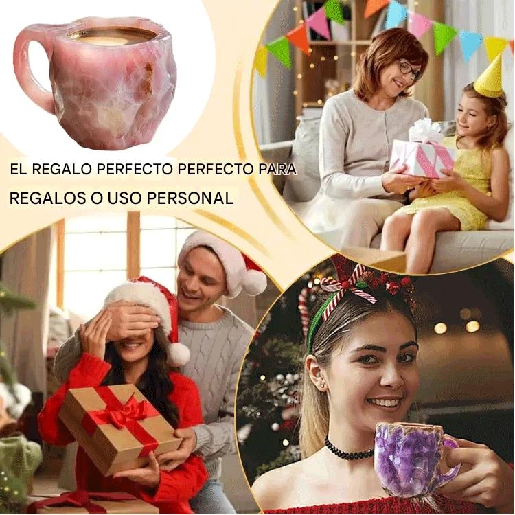 50%OFF🥰【salud + cerca de la naturaleza】 taza de café mineral de cristal