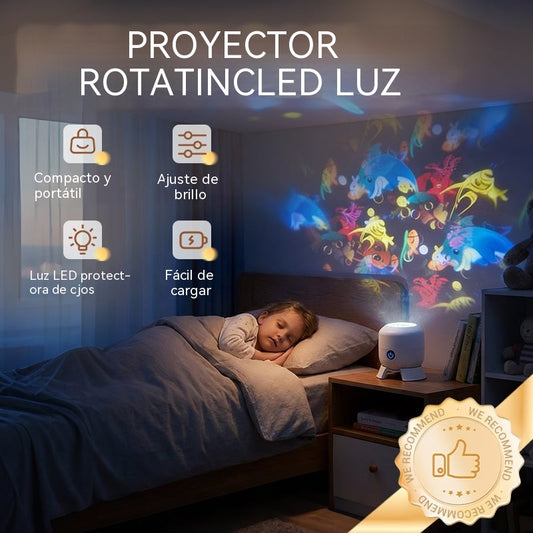 💖🌙¡Lámpara proyector LED giratoria dinámica 2026
