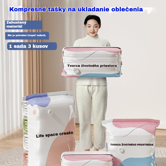 👕📦【5 kusov 22€】Kompresné vrecká na uloženie oblečenia, nevyžadujú vákuum, zosilnená konštrukcia.