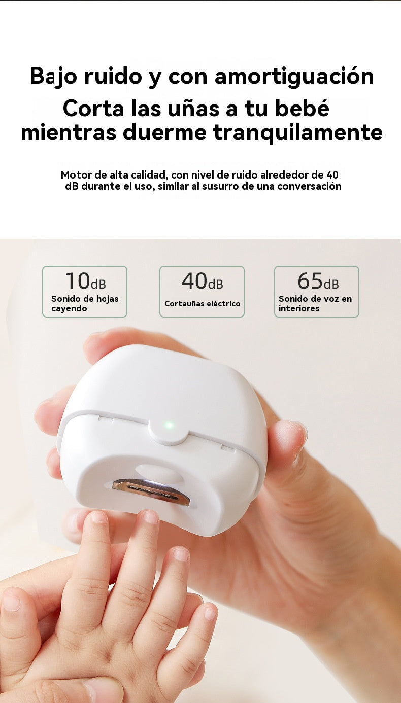 ✂️💅🔥¡Compra 1 y llévate otro gratis!🔥 Lima de uñas eléctrica multifuncional, cortauñas eléctrico con protección antipellizcos