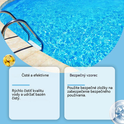 🔥【Kúpte 1 a získajte 1 zadarmo】🏊‍♀️💧Tablety na čistenie bazénov pre krištáľovo čistú vodu.