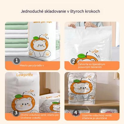 ✨🗃️ 5 kusov len za 27 € 💨 Veľké stlačiteľné vákuové úložné vrecká: Nie je potrebné žiadne vzduchové čerpadlo, nepriepustné, ideálne na úsporu miesta v kufri a doma ✈️