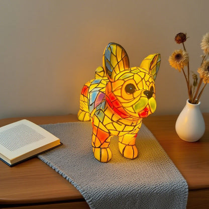 🐱Lampka stołowa w kształcie kota, lampka nocna retro wykonana z kolorowej żywicy, z motywem kotów