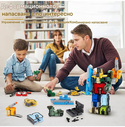 🤖🧩【Posledný deň 50 % zľava】Deformačná hračka – transformovateľný robot pre deti🧩