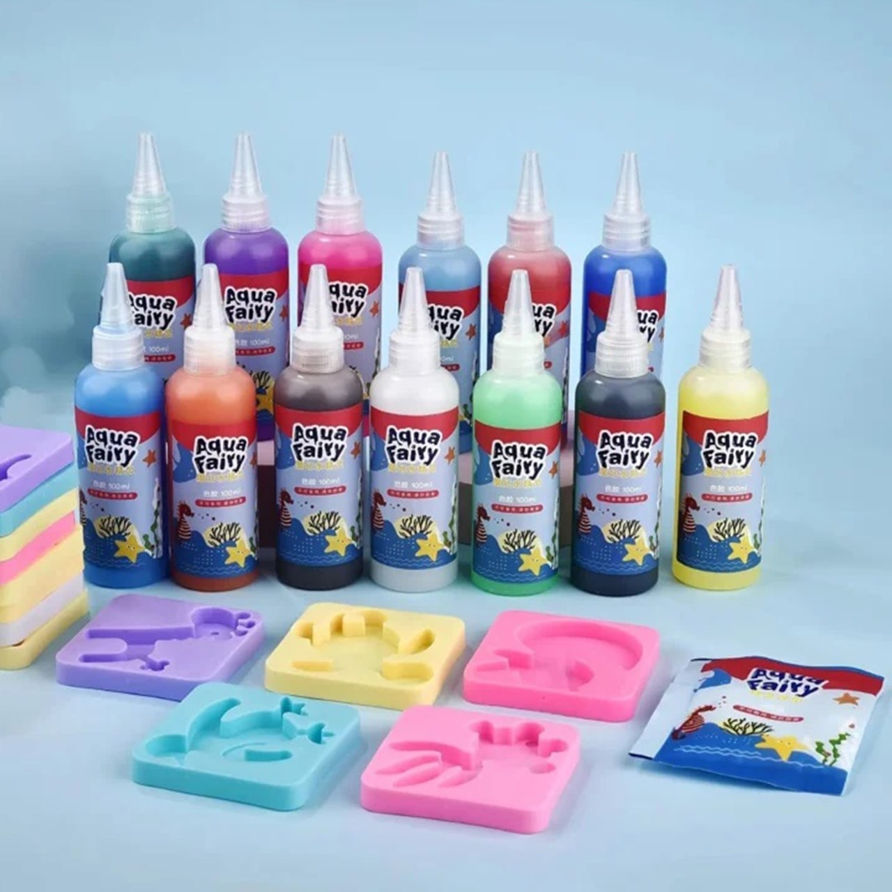 🎨 【Omezená nabídka -50 %】 Dětská kreativní sada hraček 【6 barev + 8 tvarů】