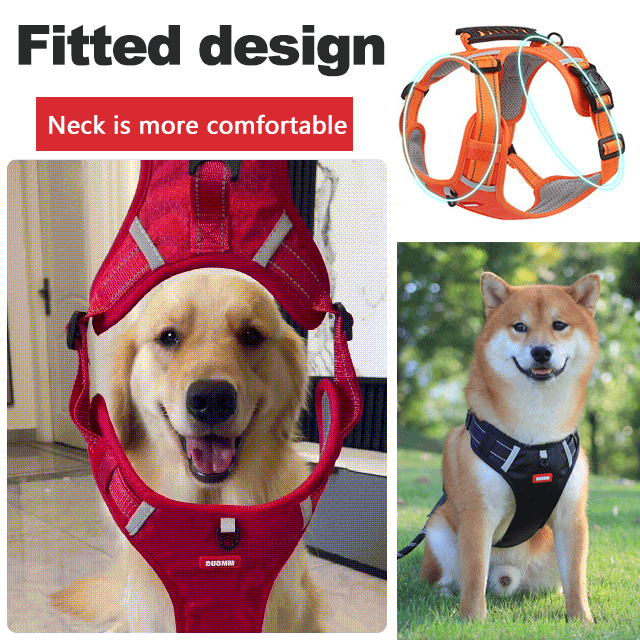 🐶【5-30KG】Szelki dla psa z systemem No-Pull dla zwierząt domowych