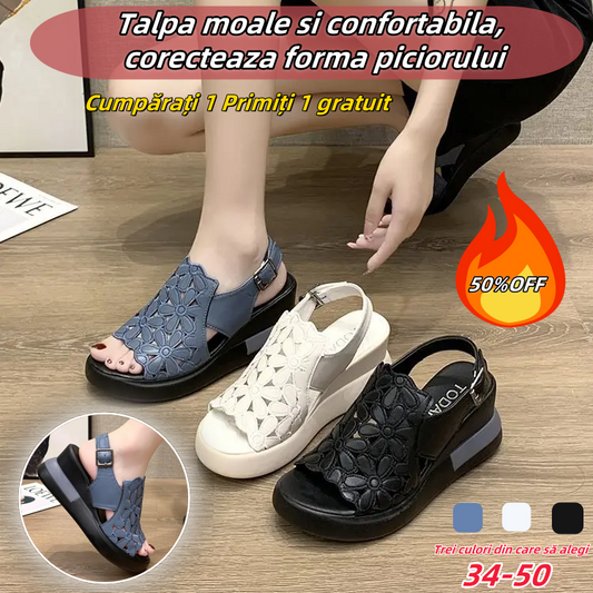🔥🔥【35-40】Sandale cu cizmă cu talpă moale și talpă moale retro