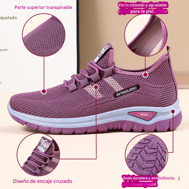 🏆✨【Tallas 36-41】Nuevos zapatos deportivos de malla transpirable para mujer (2026)
