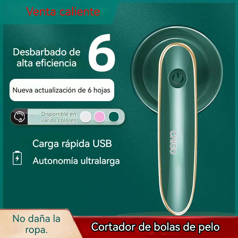 👚✨【Compra 1 y llévate 1 gratis】Quitapelusas eléctrico portátil multifuncional, profesional para prendas de lana, punto y algodón