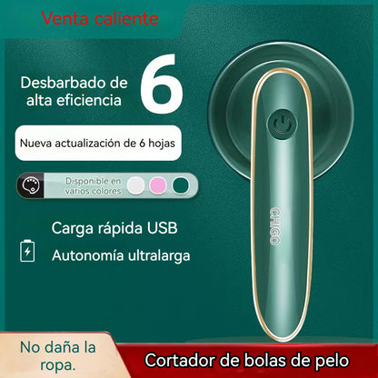 👚✨【Compra 1 y llévate 1 gratis】Quitapelusas eléctrico portátil multifuncional, profesional para prendas de lana, punto y algodón