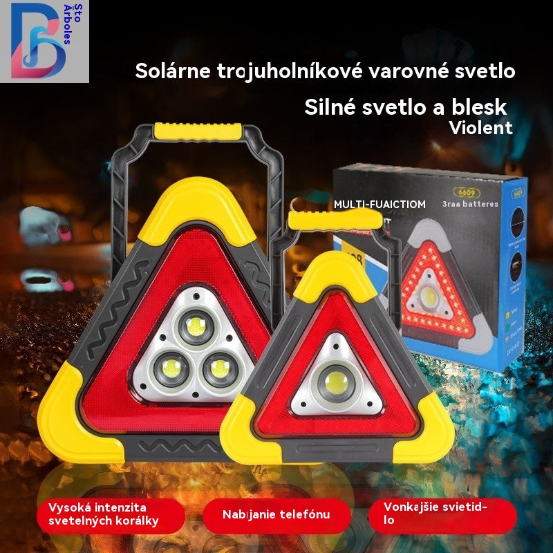 🔥Nový produkt 2026🔥 Solárny výstražný trojuholník 3 v 1