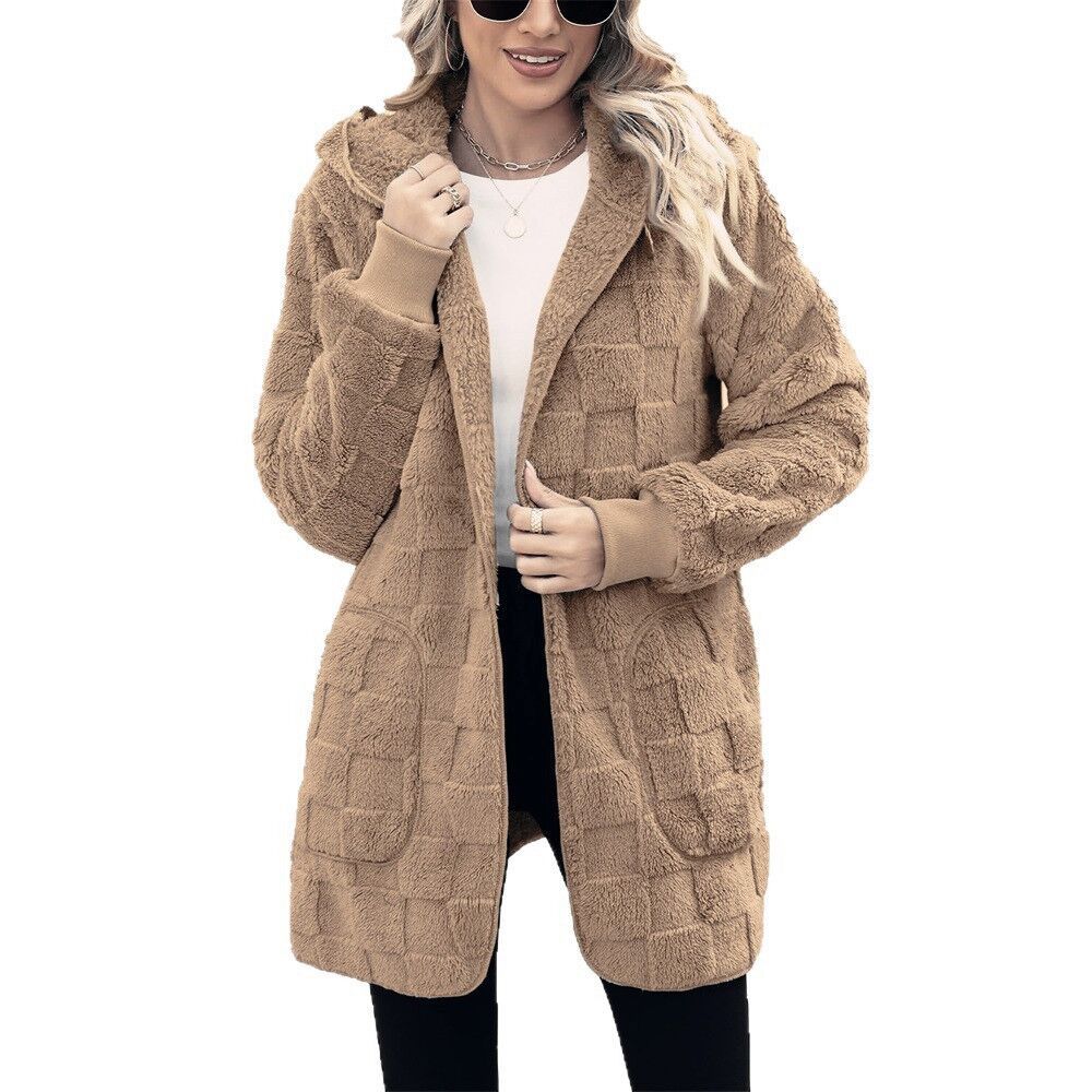 ☃️ 50% zniżki❄️ [S-5XL] Nowa kolekcja zimowa🌸 Damska wygodna kurtka w kratę z polarową podszewką