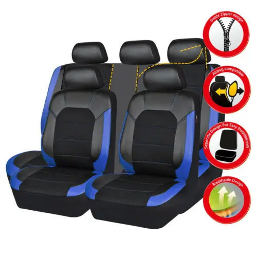 🚗🚗Univerzalni set mekih kožnih navlaka za autosjedalice