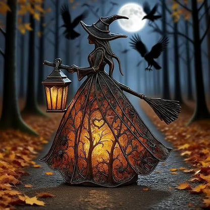 🧙‍♀️ 【50% popusta】Jedinstvena dekorativna stolna lampa u obliku vještice za Noć vještica