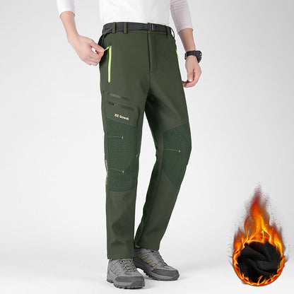 🏃‍♂️【S–5XL】2026 Nové pánské outdoorové kalhoty na podzim a zimu - teplé, fleecové, nepromokavé a větruodolné
