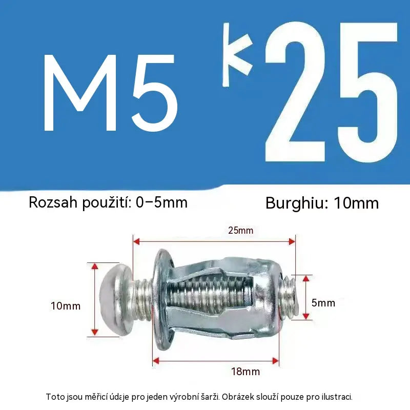 🔥Ponuka za polovičnú cenu 【100 ks】 Rozpínacie matice / Nitovacie matice M4/M5/M6