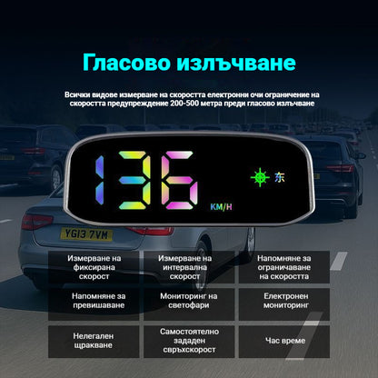 🚗Solarowy wyświetlacz prędkościomierza samochodowego