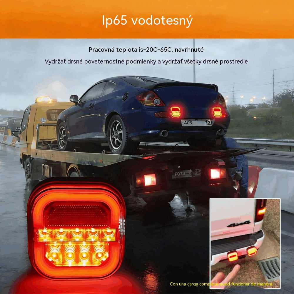 【Univerzálne 12V/24V】🚦 LED svetlá pre prívesy