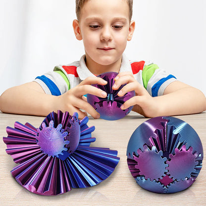 Kúp 1 a získaj 1 zadarmo 🎁 Steampunk točiaci sa zázrak - fidget (guľa s prevodovkou)