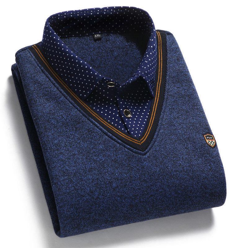 👔40%OFF--Krajnja ponuda za kraj godine[M-4XL] Muška pletena svilena košulja