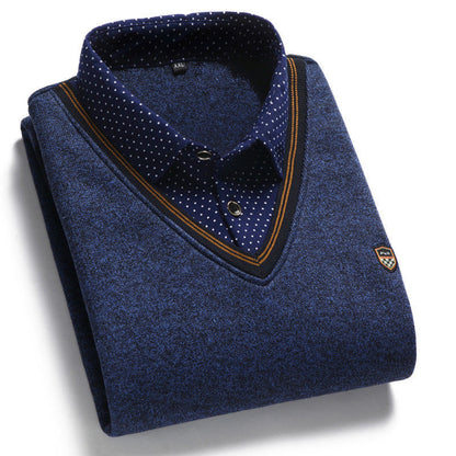 👔40%OFF--Krajnja ponuda za kraj godine[M-4XL] Muška pletena svilena košulja