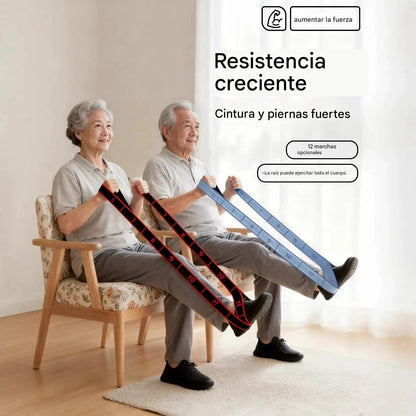 50%OFF--Banda de goma de resistencia para desarrollar músculos, estirar piernas y banda de goma elástica para personas de mediana edad y mayores.