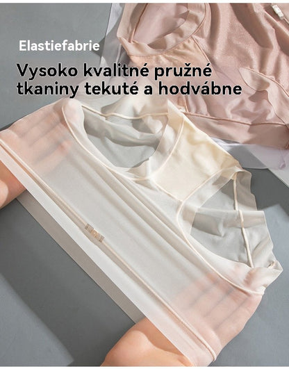 🩲🔥Uvedenie na trh 【6 kusov】Dámske nohavičky z ľadového hodvábu s vysokým pásom