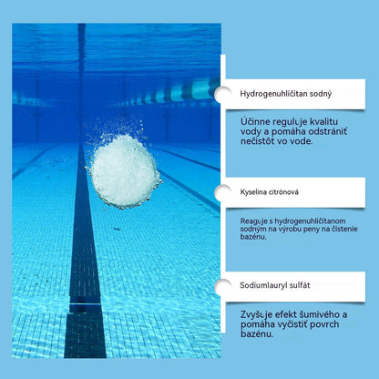 🔥【Kúpte 1 a získajte 1 zadarmo】🏊‍♀️💧Tablety na čistenie bazénov pre krištáľovo čistú vodu.