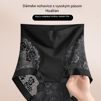 5-dielna sada, 24 € — dámske bezšvové čipkované nohavičky s vysokou elasticitou na kontrolu brucha, tvarovanie a zdvíhanie zadku