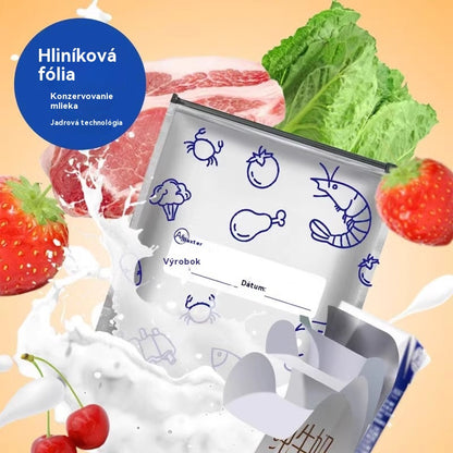 🔥🔥Celkom 30 antibakteriálnych hliníkových fóliových vrecúšok, super jednoduché použitie, pre zachovanie čerstvosti.