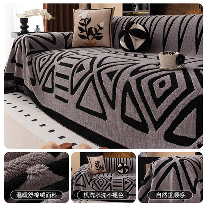 🛋️Oferta especial de Navidad para madrugadores:🎉 funda de sofá suave y antideslizante de felpa🍂【180*150cm】