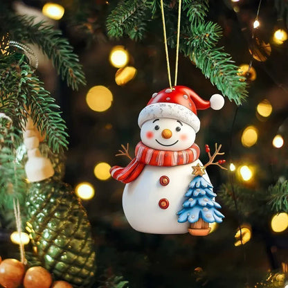 🎄⛄【Zľava 50 % na obmedzený čas】Roztomilá vianočná ozdoba snehuliaka【24 kusov】
