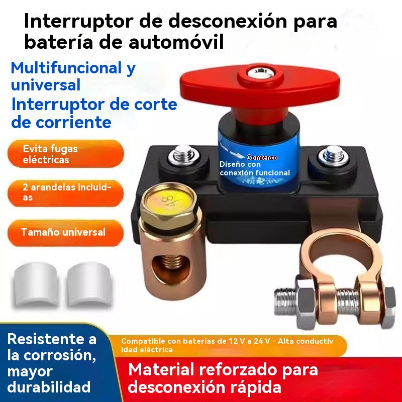 🔥【Compre 1 y obtenga 1 gratis】🔋🚗Interruptor de desconexión de la batería del coche