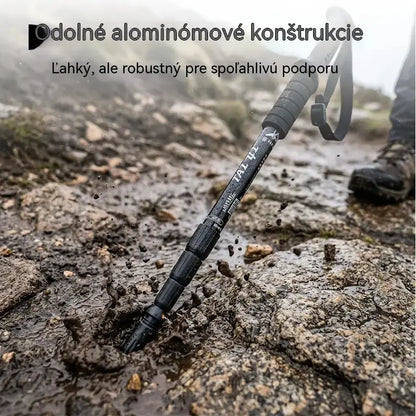 Nastaviteľná treková palica z hliníkovej zliatiny: odolná, tlmiaca nárazy a ľahká