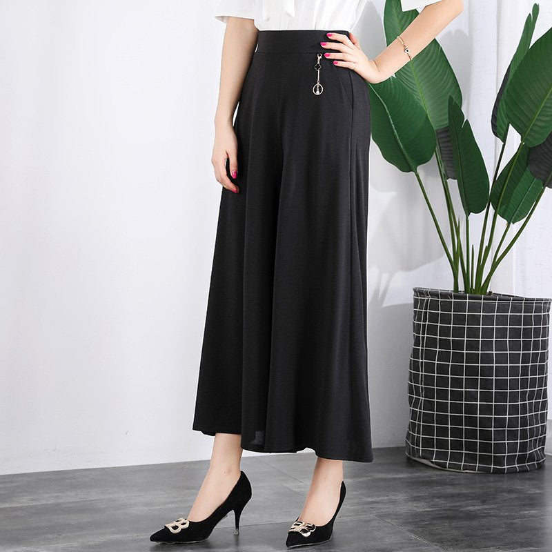 👖❤️【M-5XL】 Nové dámske letné široké nohavice z ľadového hodvábu na rok 2026