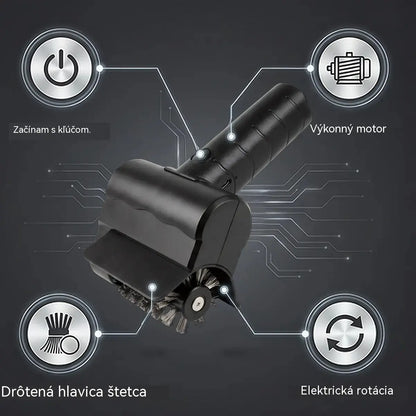 🔋🧹 Bezdrôtová elektrická čistiaca kefa na gril – lítiová batéria, multifunkčná a ľahko použiteľná 🔥🍖