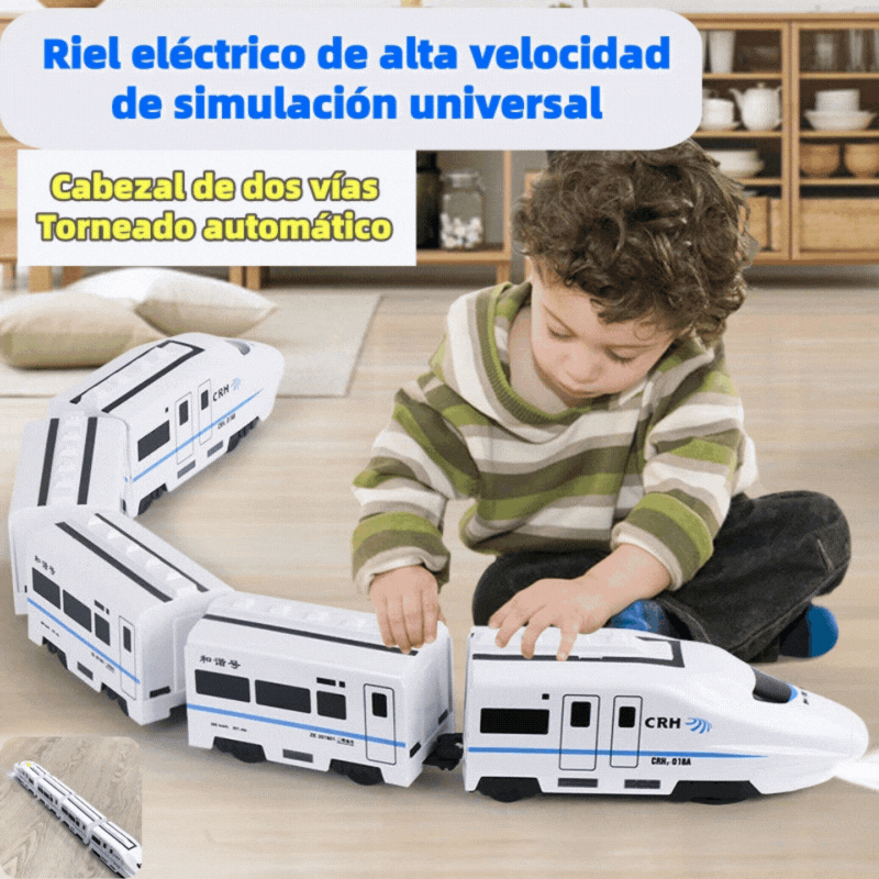 🚆✨【¡50% de descuento por tiempo limitado!】Modelo de tren eléctrico de alta velocidad 2025