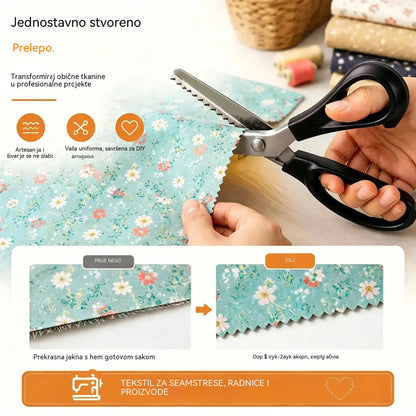 🔥Kupi 1, dobi 1 gratis (2 artikla)  24 eura✂️ Profesionalne nazubljene škare – Oštre nazubljene škare