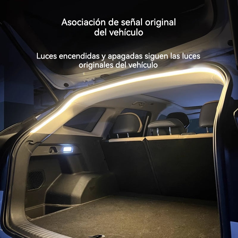 🚗【Nuevo con 80% de descuento】Luz LED automática para maletero, fácil de instalar y compatible con el 99% de los vehículos