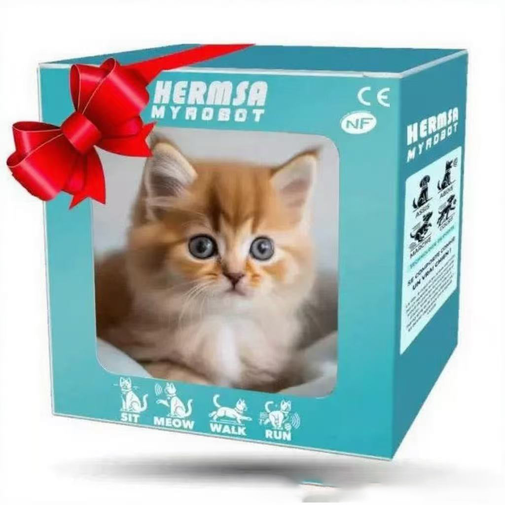 🎁🐱【✨Compra uno y llévate otro gratis】🔥Mi gatito robot de peluche más vendido en 2025