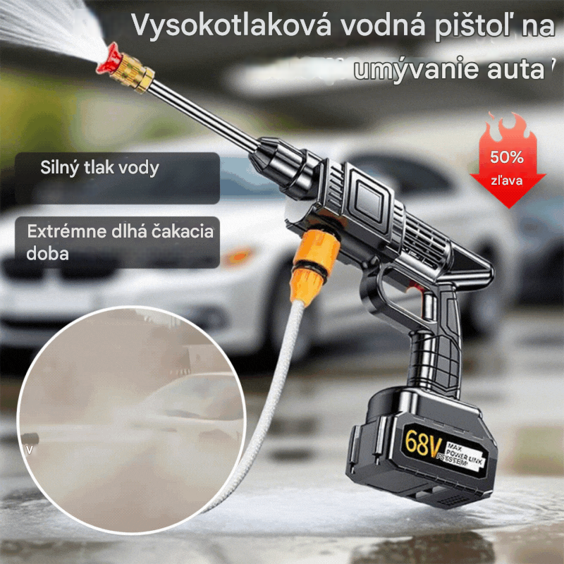 ✔️✔️【Wyprzedaż -50%】Najlepiej sprzedawany elektryczny pistolet wysokociśnieniowy do wody 2026, odpowiedni do mycia samochodów
