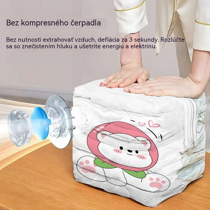 ✨🗃️ 5 kusov len za 27 € 💨 Veľké stlačiteľné vákuové úložné vrecká: Nie je potrebné žiadne vzduchové čerpadlo, nepriepustné, ideálne na úsporu miesta v kufri a doma ✈️